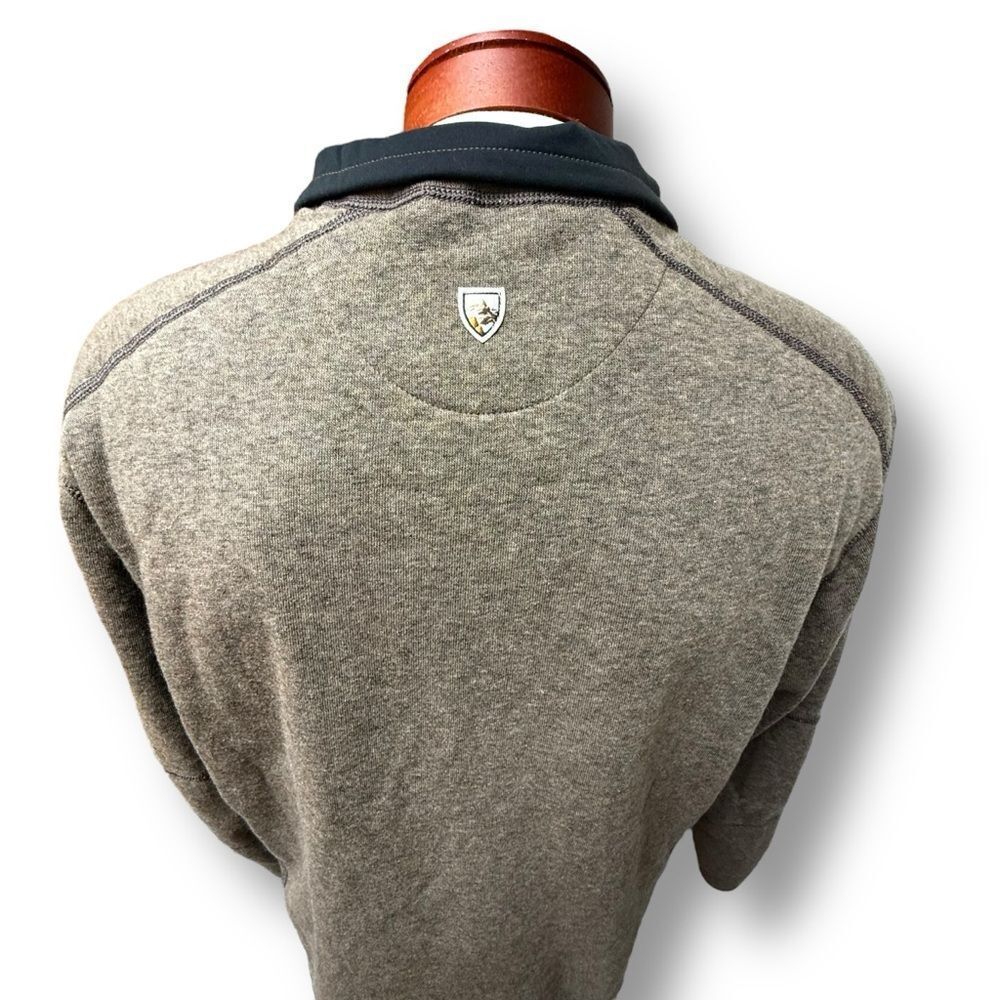 KuhlRevel 1/4 Zip Oatmeal Men's Performance Sweatshirt Activewear Size XL - Picture 10 of 15
